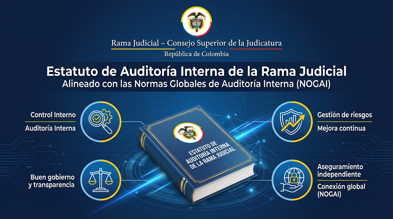 El Consejo Superior de la Judicatura adopta el Estatuto de Auditoría Interna alineado con las Normas Globales de Auditoría Interna (NOGAI)