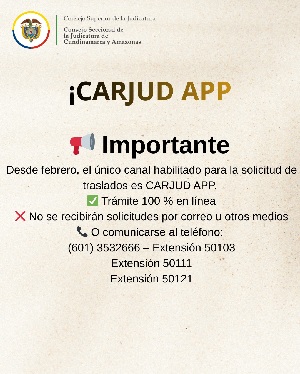 CARJUD APP - Traslados