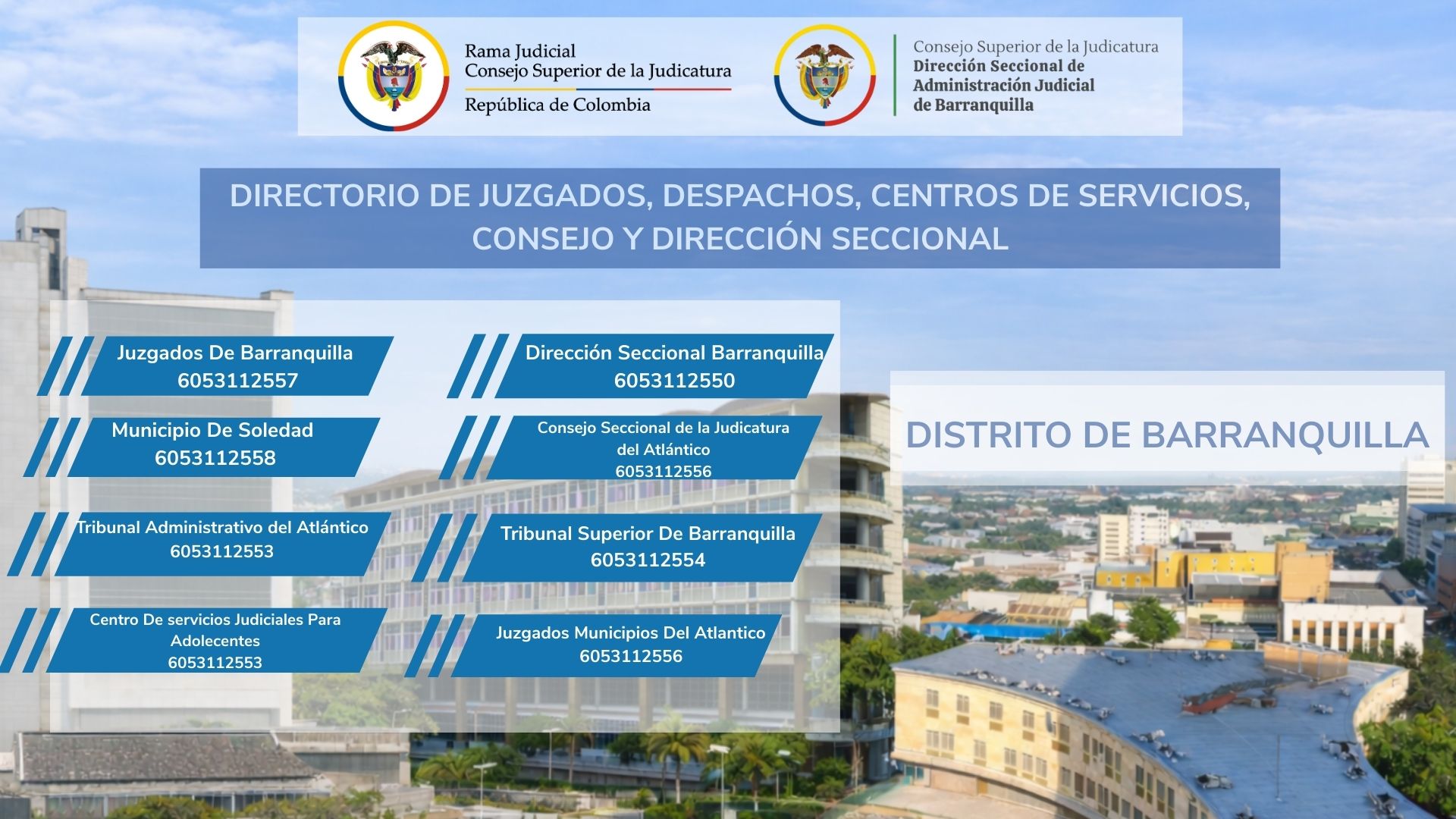 👉Directorio Seccional Barranquilla📞📧