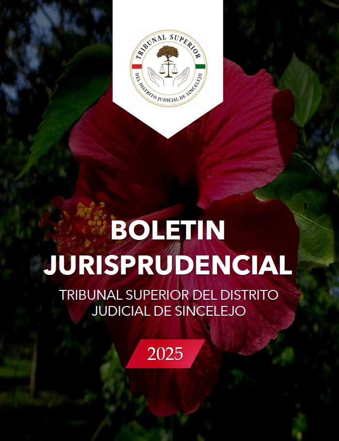 Boletín 2025 - Tribunal Superior de Sincelejo