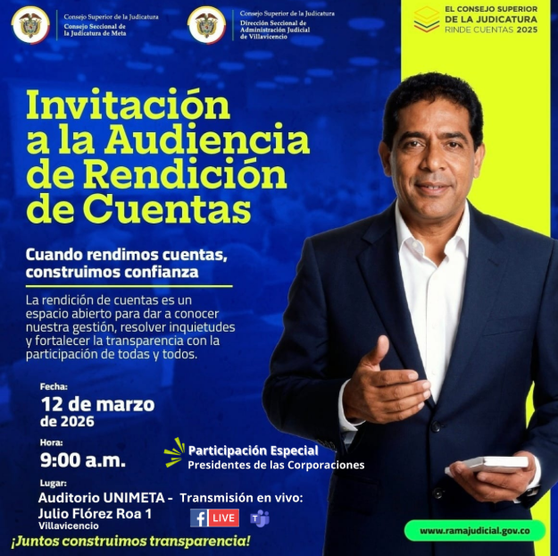 INVITACIÓN "RENDICIÓN DE CUENTAS 2025"