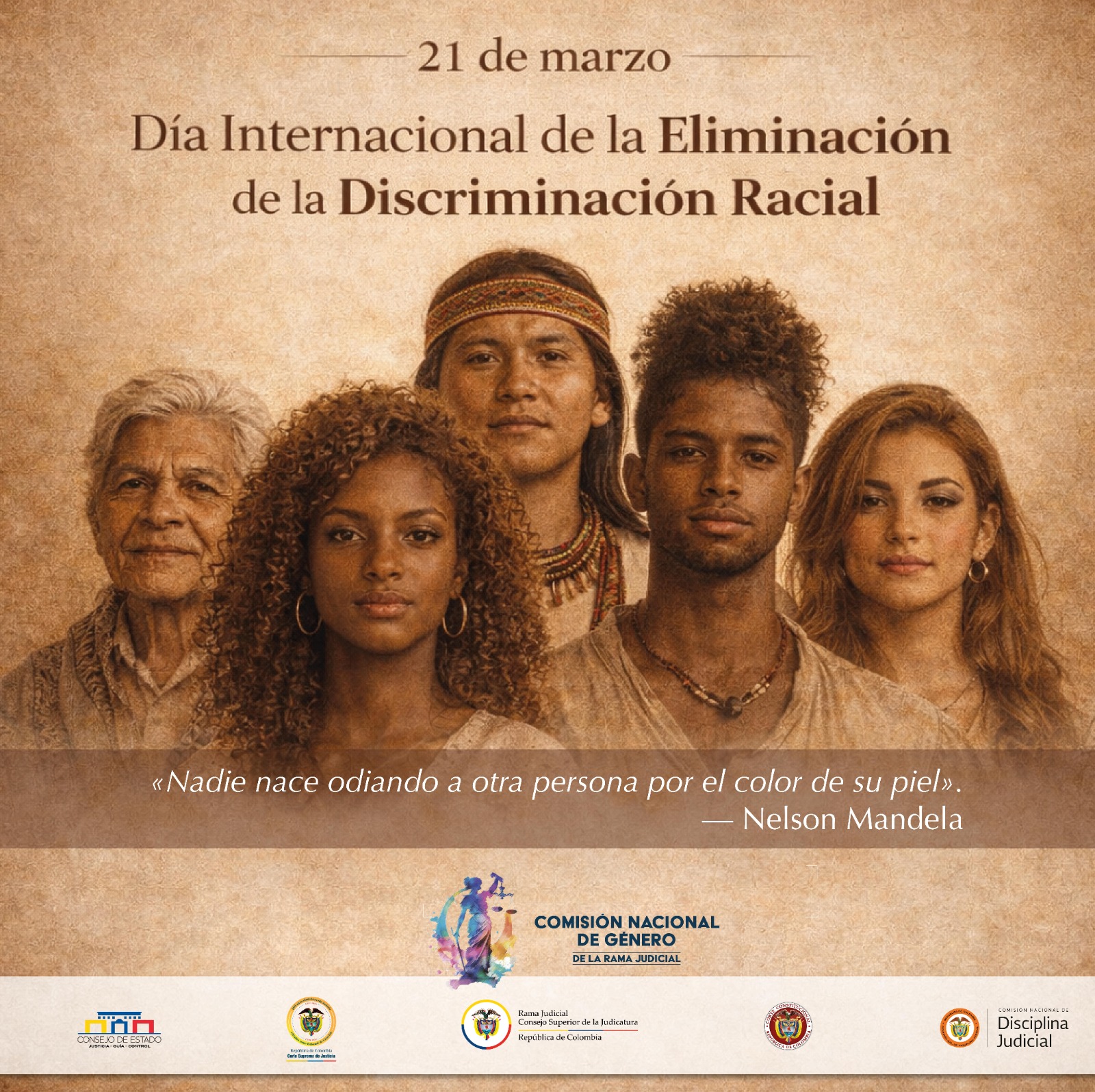 Día Internacional de la Eliminación de la Discriminación Racial .