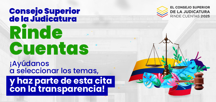 Diligencia la encuesta y sé parte de nuestra audiencia pública de Rendición de Cuentas