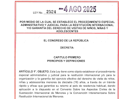 Promulgación Ley 2524 de 2025