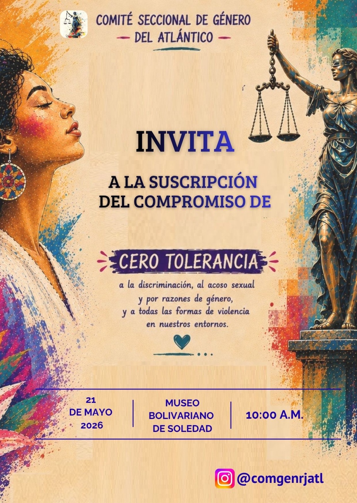 Invitación Firma Suscripción Compromiso Cero Tolerancia