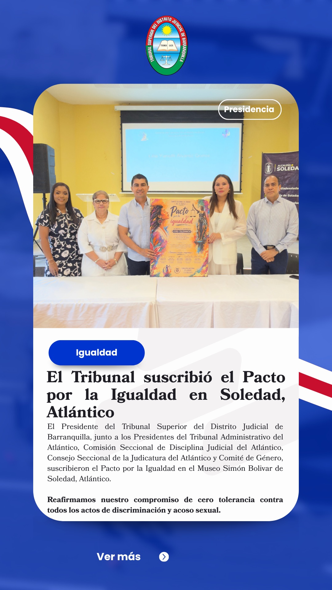 El Tribunal Superior en los Territorios: Soledad - Atlántico