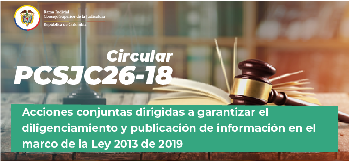 Circulares Consejo Superior de la Judicatura 2026