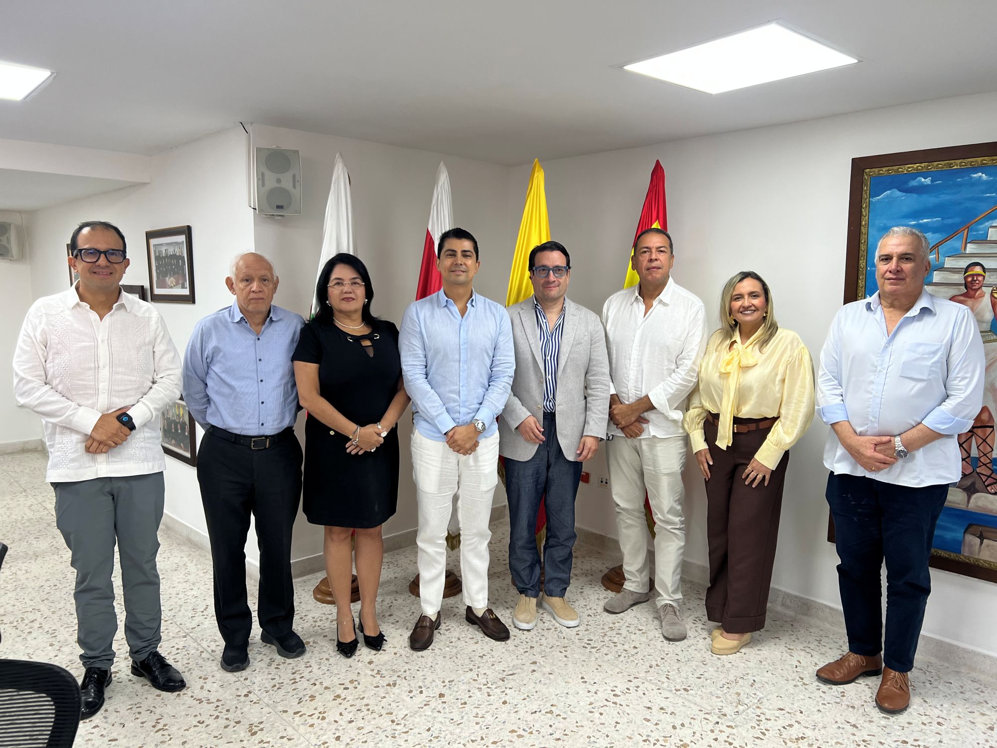 El Tribunal Superior del Distrito Judicial de Barranquilla recibió al Ministro de Justicia y del Derecho