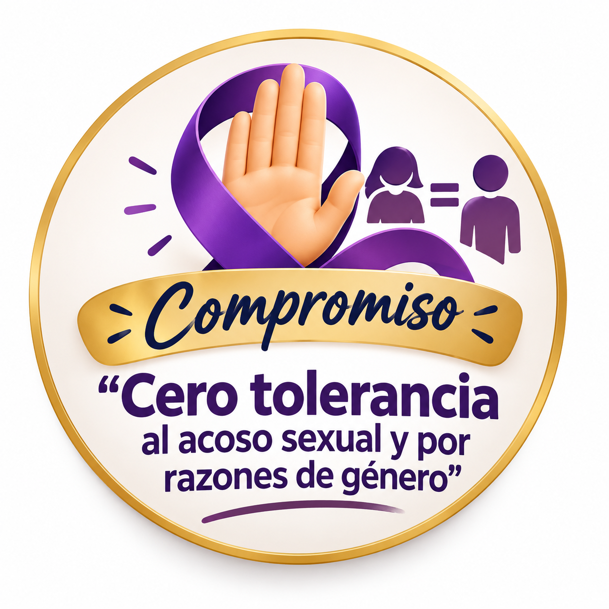 Compromiso “Cero tolerancia al acoso sexual y por razones de género”  